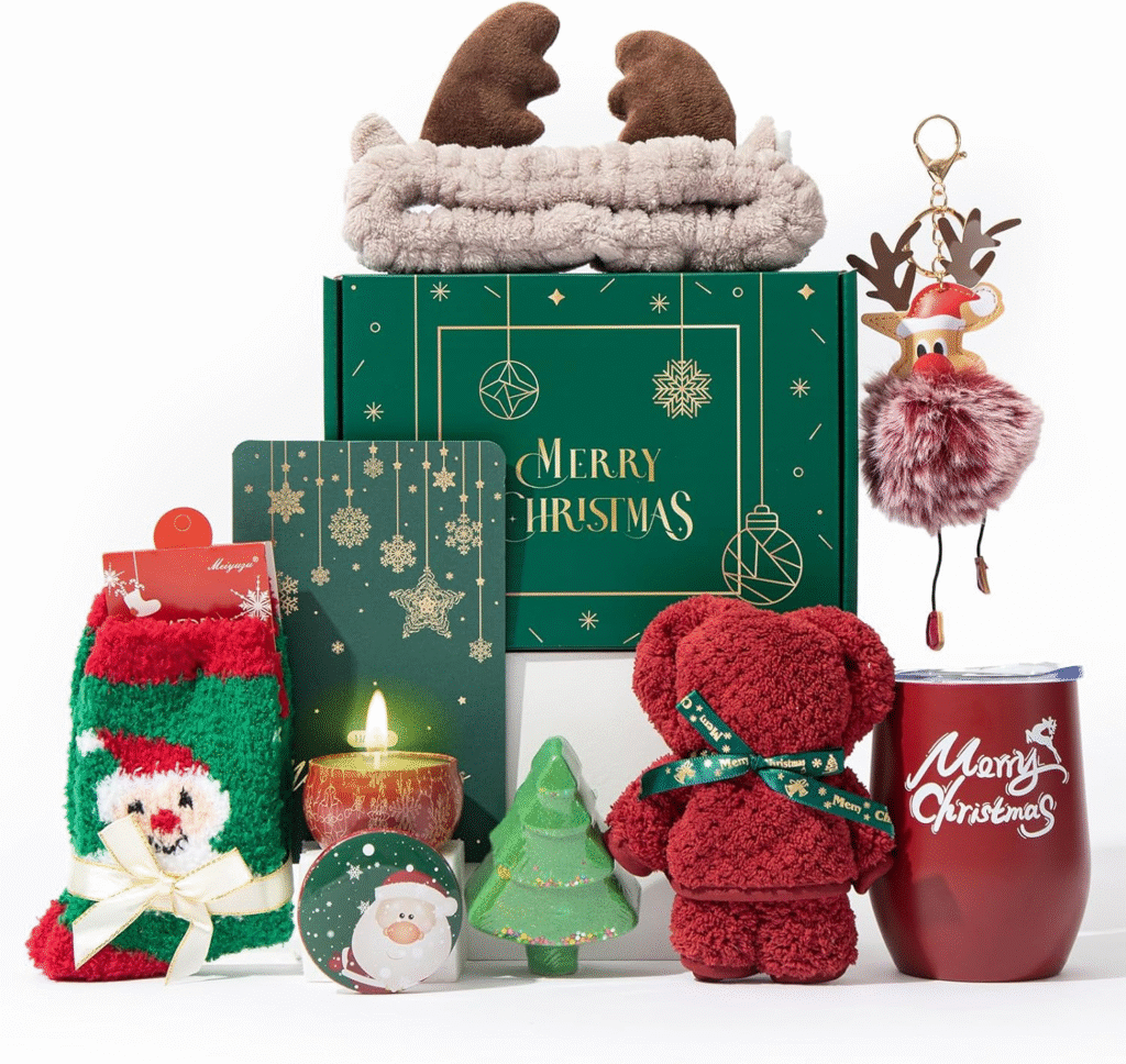 beauty skin care boxes as a Christmas gift idea for moms