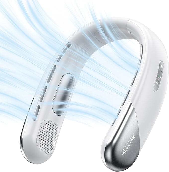 Christmas wellness - related gift for her portable neck fan