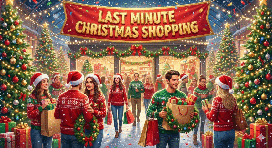 last minute Christmas shopping