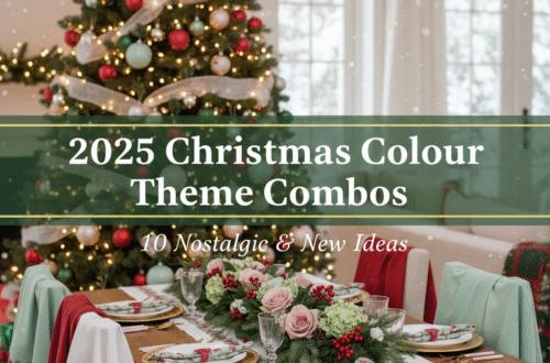 Christmas colour theme combo 2025