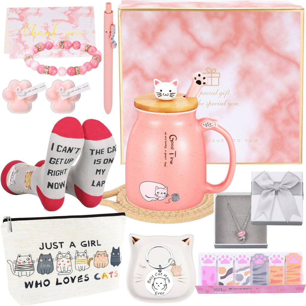 cat persons gift set best affordable gift ideas 