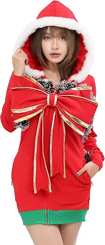 Santa hoodie dress