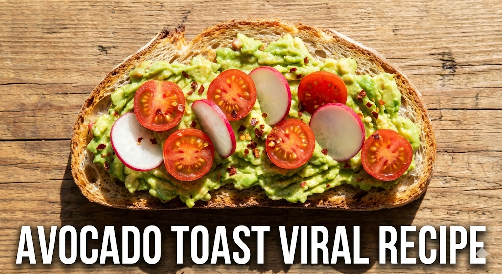 5-minutes avocado toast recipe