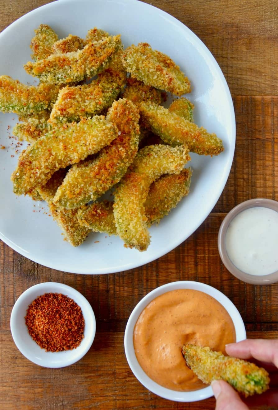air fryer avocado fries