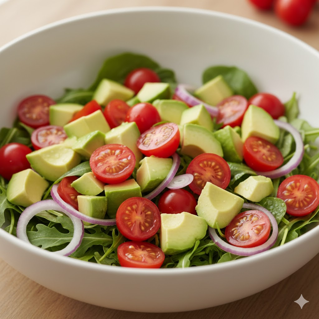 prepare the salad base step 2