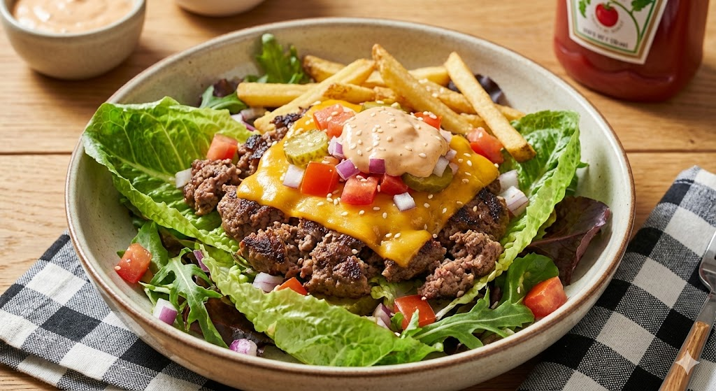 cheese burger bowl instant high-protein meal