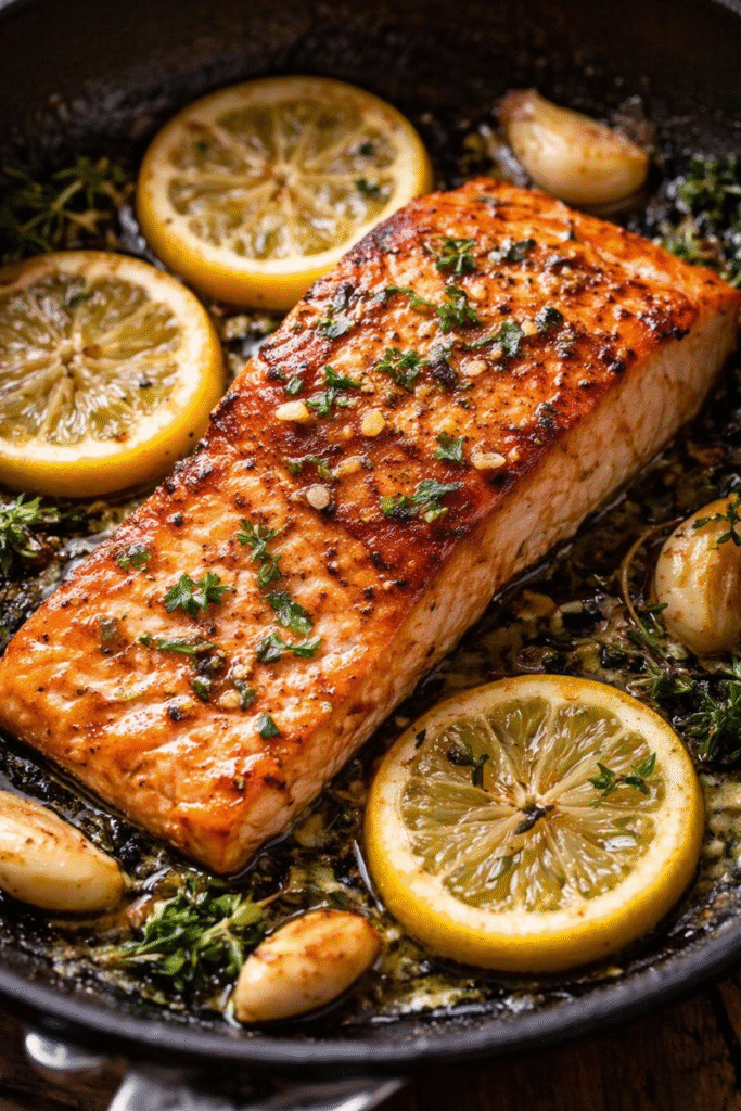 Pan-Fried Salmon instant high-protein meal