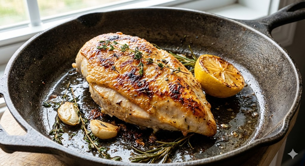 Cast Iron Skillet Chicken Breast