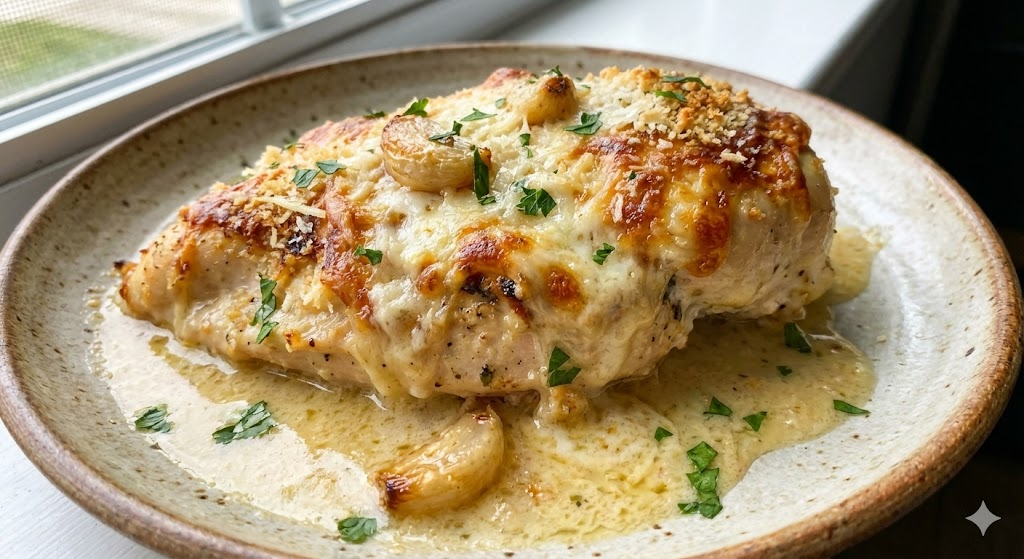 2. Garlic Parmesan Chicken Bake  no fuss high-protein meals 