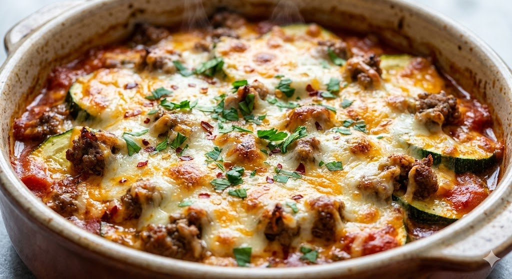  High-Protein Low-Carb Dinners Keto Zucchini Beef Casserole