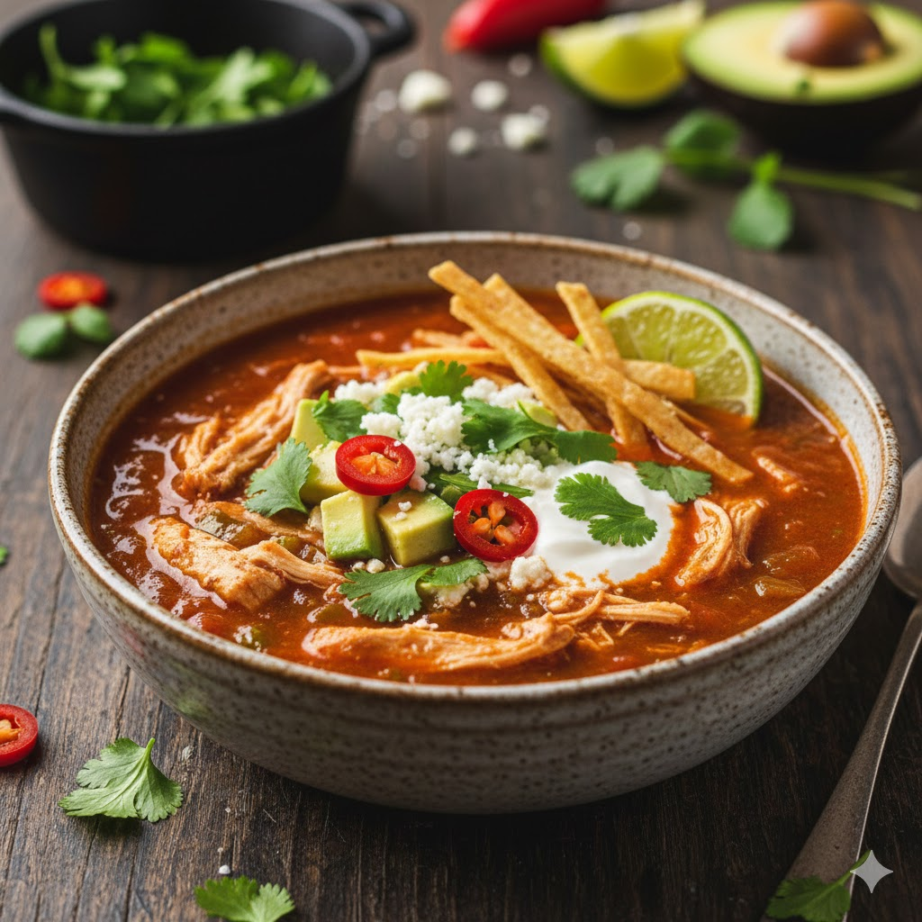  High-Protein Low-Carb Dinners Keto Chicken Tortilla Soup
