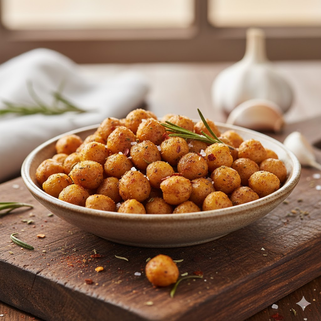 Roasted Chickpeas high-protein snacks 
