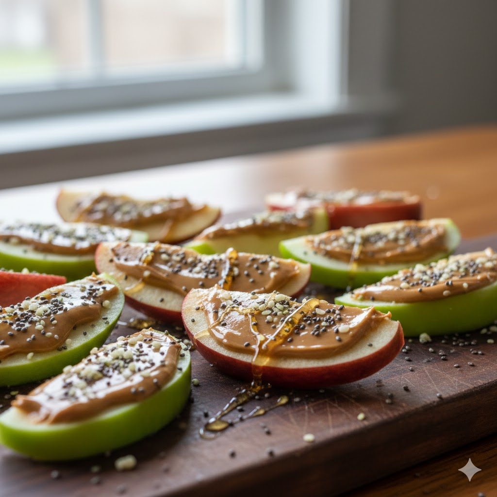 Nut Butter Apple Slices