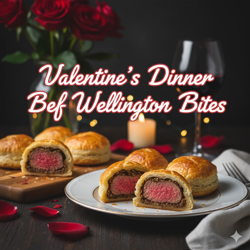 Beef Wellington Bites for Perfect Valentine's Day Dinner Recipes