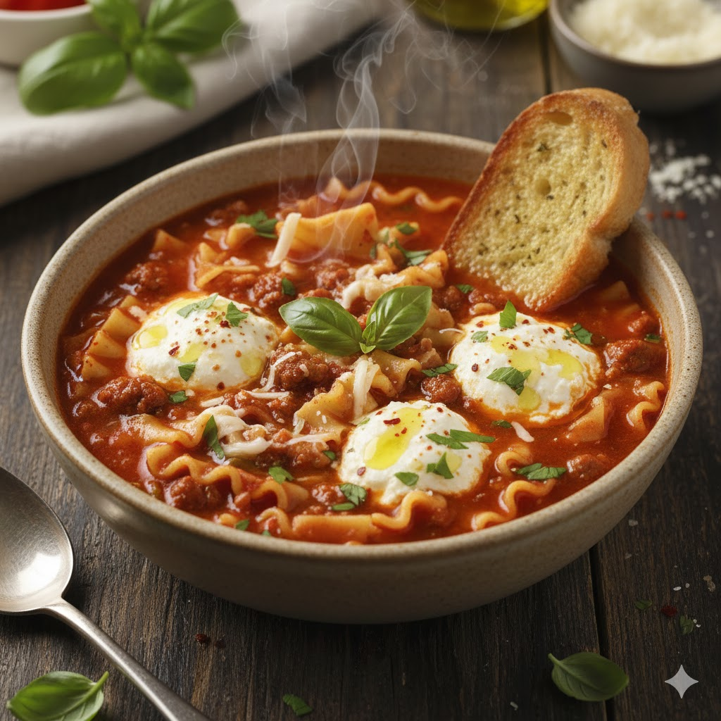 Lasagna Soup – A high‑protein winter soup