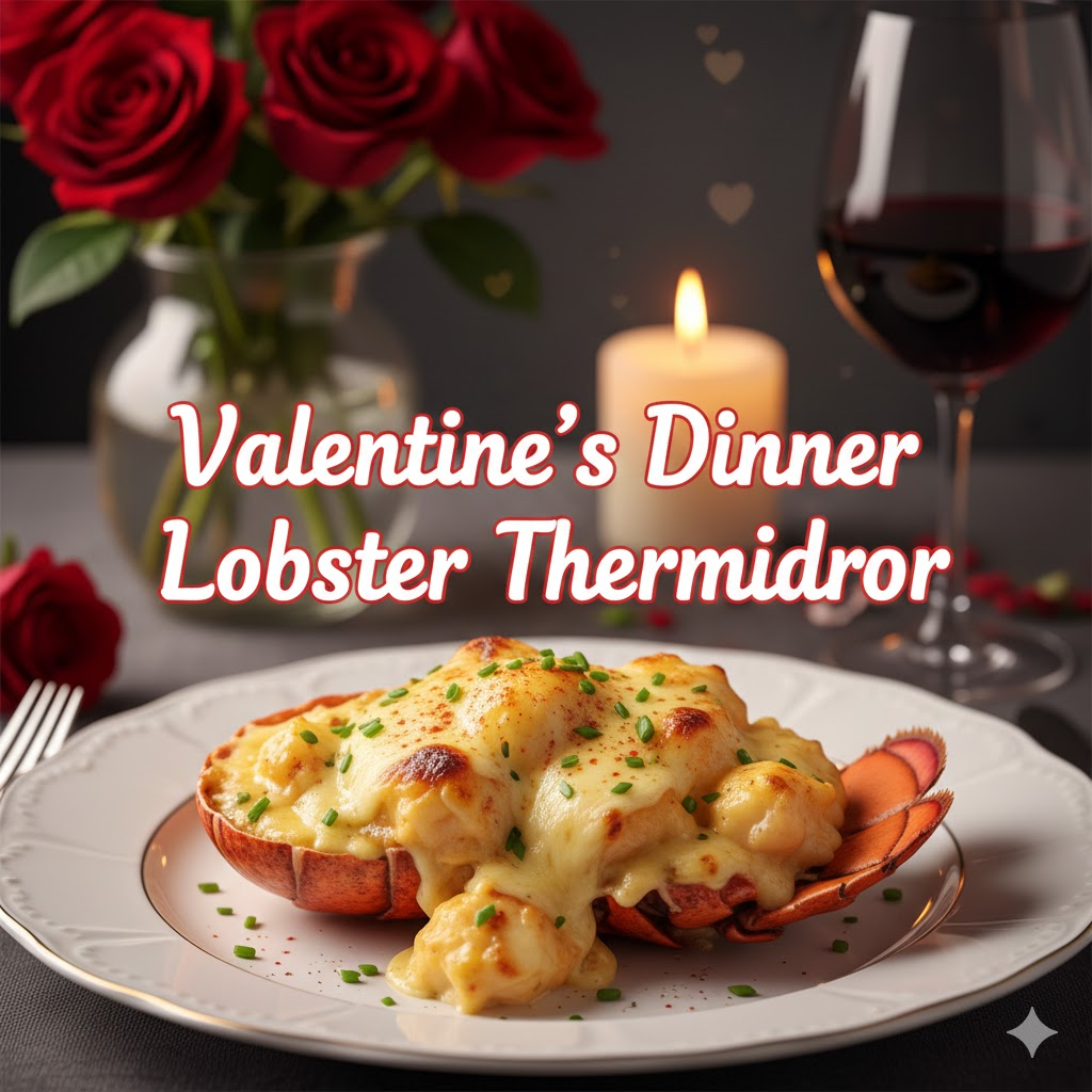 Classic Lobster Thermidor for Valentine's Day Dinner Recipes